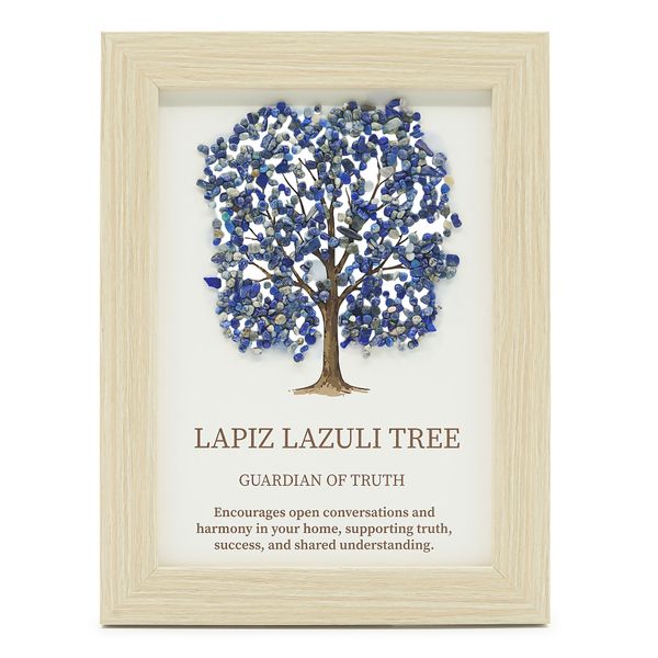 Gemstone Picture - Tree of Life - Lapiz (20x14.7x1cm)