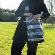 Nomad Sari Jacquard Natural Nomad Carryall Bags - Urban Caravan