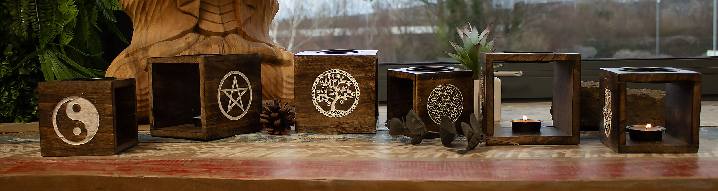Mango Wood Oil Burners