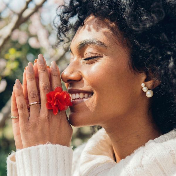 Perfume Flower Rings