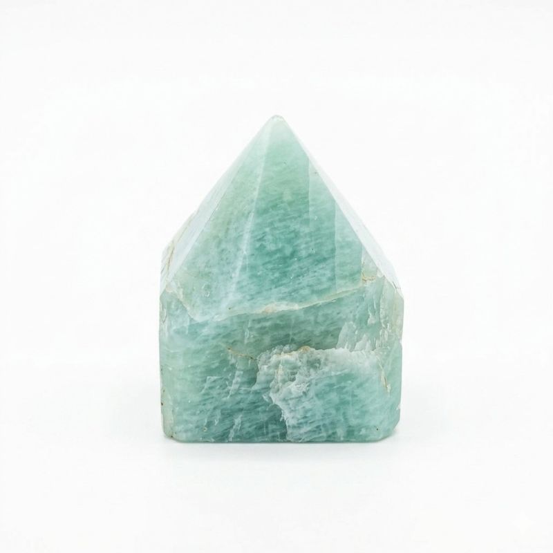 Gemstone Top Polished Points - Indian Amazonite (approx 5-6 pieces)