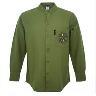 Nomad Sari Kathmandu Shirt - Forest Green - XL
