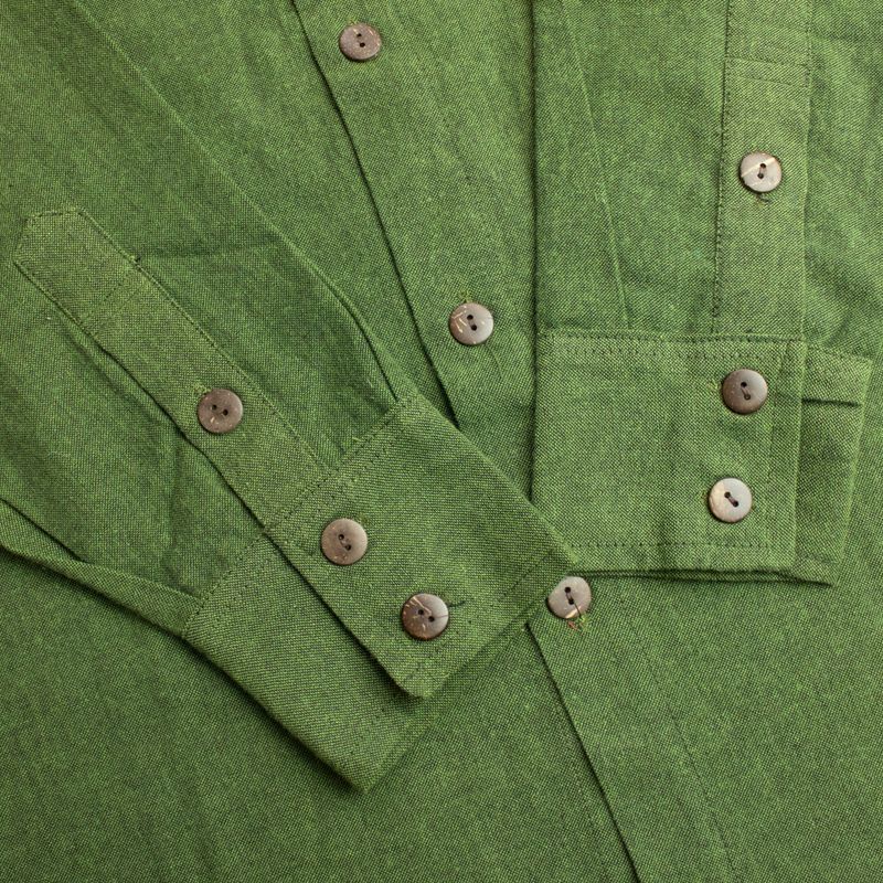 Nomad Sari Kathmandu Shirt - Forest Green - XL