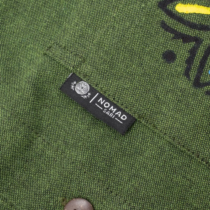 Nomad Sari Kathmandu Shirt - Forest Green - XXL