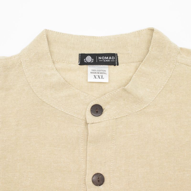 Nomad Sari Kathmandu Shirt - Stone - XXL