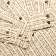 Nomad Sari Grandad Shirt - Brown Beige - Large