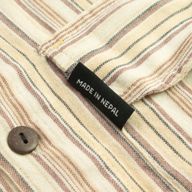 Nomad Sari Grandad Shirt - Brown Beige - Large