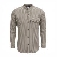 Nomad Sari Grandad Shirt - Grey Stone - Large