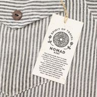 Nomad Sari Grandad Shirt - Grey Stone - XL