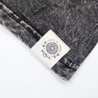 Nomad Sari Stonewashed Cotton T-Shirt - Compass of Life - Charcoal - Small