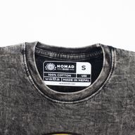 Nomad Sari Stonewashed Cotton T-Shirt - Rebel - Charcoal - Small