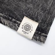 Nomad Sari Stonewashed Cotton T-Shirt - Rebel - Charcoal - Large