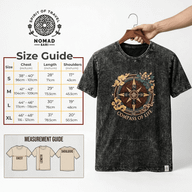 Nomad Sari Stonewashed Cotton T-Shirt - Tree of Life - Green - Medium