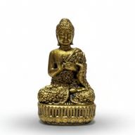 Brass Miniature Gods - Buddha (17gms) - 34mm