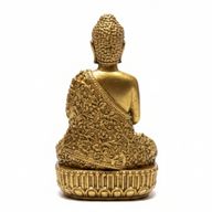Brass Miniature Gods - Buddha (110gms) - 76mm
