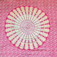 Teal Purple Mandala Sarongs