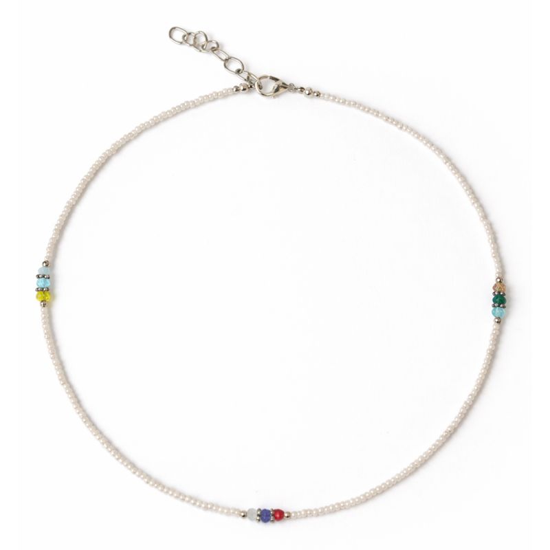 Nepalese Extra Fine Gem Necklace - Pearl & Cut Beads