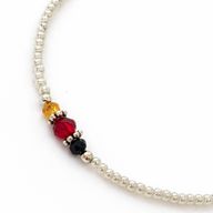 Nepalese Extra Fine Gem Bracelet - Pearl & Cut Beads