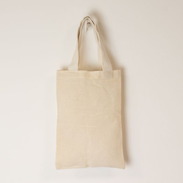 Nomad Sari Iconic Mini Gift Tote Bag - Unprinted- (25x18cm) - Natural 4oz