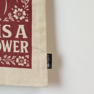 Nomad Sari Iconic Toni Tote Bag - Love is a Super Power - Natural 10oz