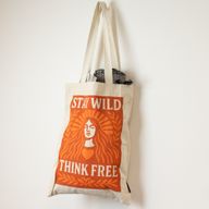 Nomad Sari Iconic Toni Tote Bag - Stay Wild - Natural 10oz