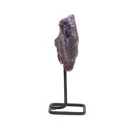 Mineral Specimen on Metal Stand - Amethyst