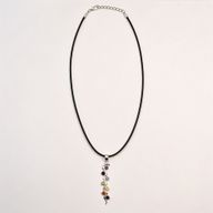 Indian Devotional Pendant - Silver Plated (45cm Cord)- Snake Chakra