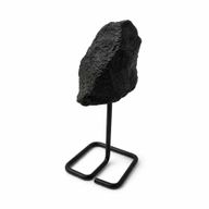 Mineral Specimen on Metal Stand - Black Tourmaline