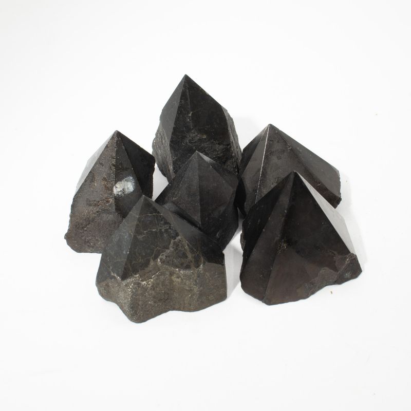 Gemstone Top Polished Points - Indian Tourmaline (approx 5-6 pieces)