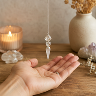 The Architect of Clarity - Three Piece Pendulum - Crystal Quartz