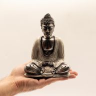 White & Grey Buddha - Medium