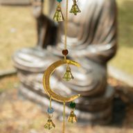 Indian Chimes - Moon Drop - 10  Bells - 6.5x63cm