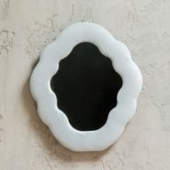 Soft Squiggly Mirror - Cloud - Cloud Blue