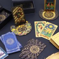 Gold Foil Tarot Card Set - with booklet