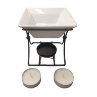 Ceramic & Metal Square Stand