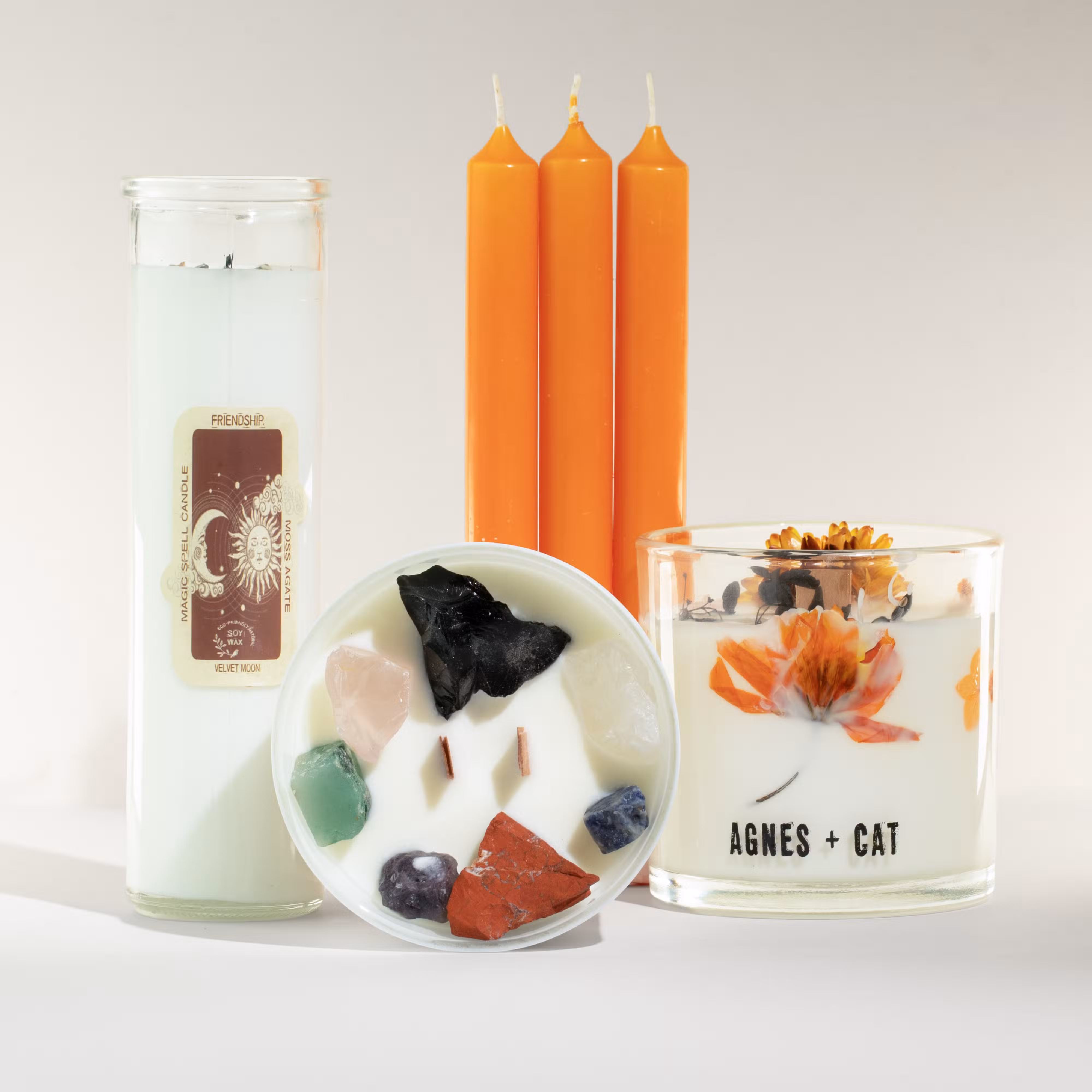 Candles and candle holders