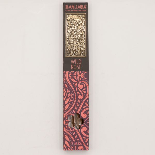 Banjara Extra Long Smudge Stick - Wild Rose