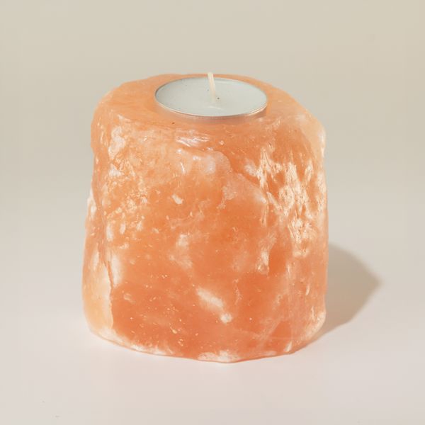 Quality Natural Salt Candle Holder