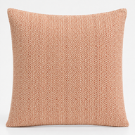Classic Cushion Cover - Burgundy Squares - 60x60cm - Jumbo Style