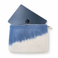 Felt Laptop Pouch (upto 14") - Blue Horzon