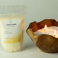 Fragranced Candle Sand - Dusty Rose - Maison de Roses - 300g
