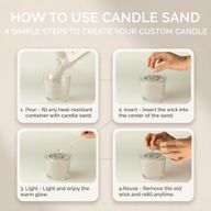 Fragranced Candle Sand - Latte Beige - Pure Serenity - 300g