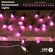 Wholesale Rose Quartz Gemstone Lights