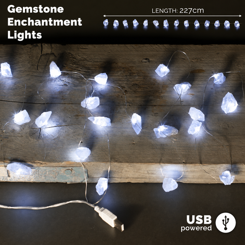 Wholesale Rock Quartz Gemstone Lights