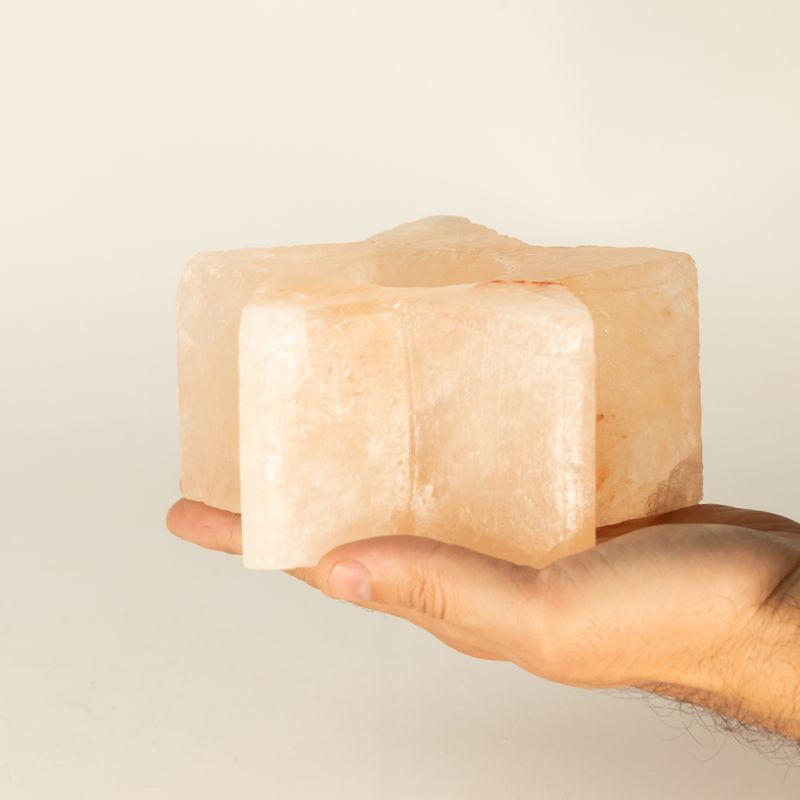 Salt Candle Holder - Star