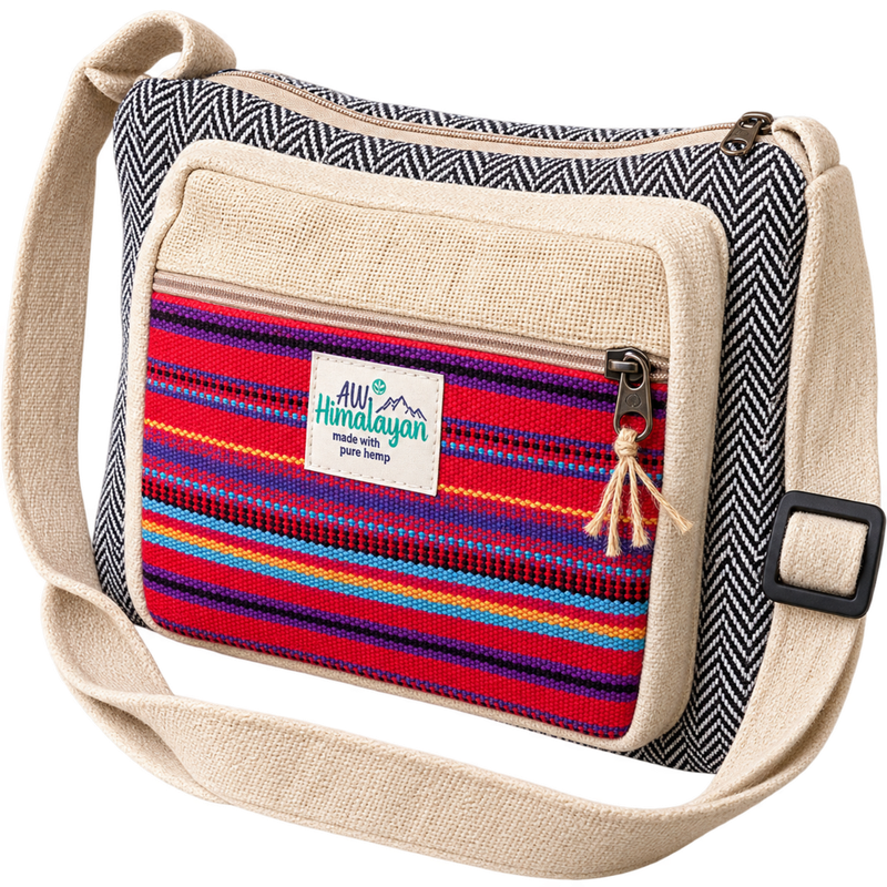 Messenger Bag - Hemp & Cotton