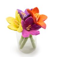 Felt Flowers - Lily (10 assorted colours)