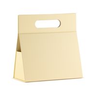 Flat Pack Gift Box - Hand Box  (20x10x20cm) - Ivory