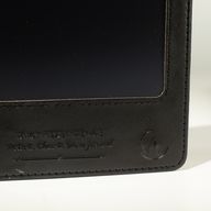 A5 Intention Note Book - LCD Wipe Screen - Black Leather Effect - 80 Leafs