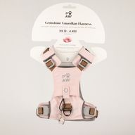 PAW - XS (2-4Kg) Dog Step-in Guardian Harness with Reflective Mesh - Soft Pink - Rose Quartz Charm